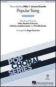 Popular Song CD choral sheet music cover